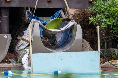 Lava Pool Slide Replacement Underway at Disney's Polynesian Village Resort