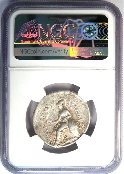 Lysimachus AR Tetradrachm Lysimachos Thrace Coin 305 281 BC NGC