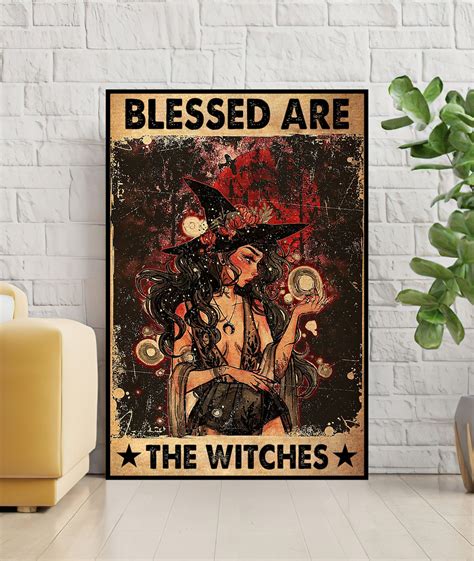 The Witches Vintage Poster Halloween Poster Witches Cat - Etsy