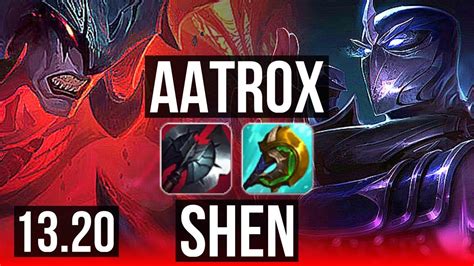 AATROX Vs SHEN TOP 4 0 9 Rank 5 Aatrox TR Challenger 13 20