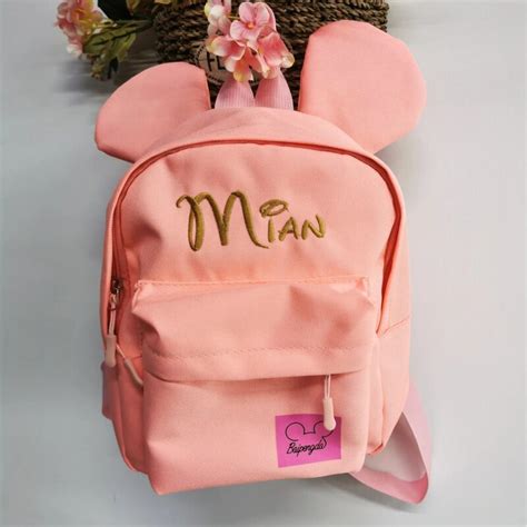 Sac a dos maternelle personnalisé Minnie rouge