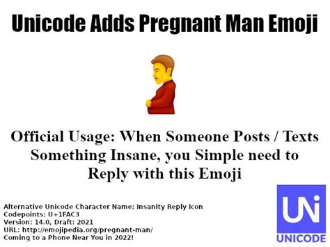 Pregnant Man Emoji : r/terriblefacebookmemes