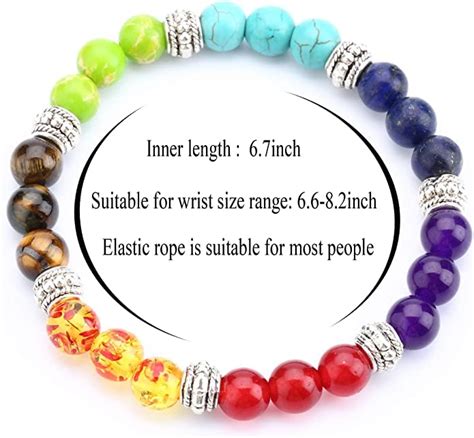 Seetara Chakra Crystal Bracelet Mix Crystals Women Men Mm Hand