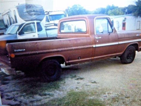 1972 FORD F 100 EXPLORER PICK UP TRUCK 360 V8 STANDARD STRAIGHT BODY