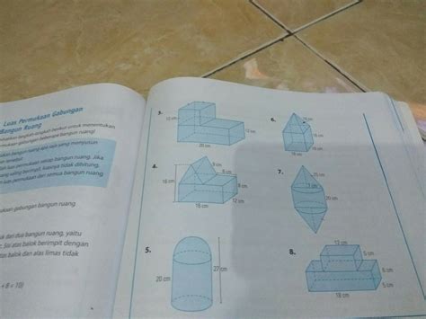 Contoh Latihan Soal Contoh Soal Matematika Kelas 6 Bangun Ruang Gabungan