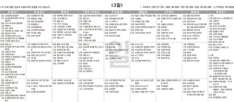 3월3일일 Tv 편성표 영남일보 사람과 지역의 가치를 생각합니다