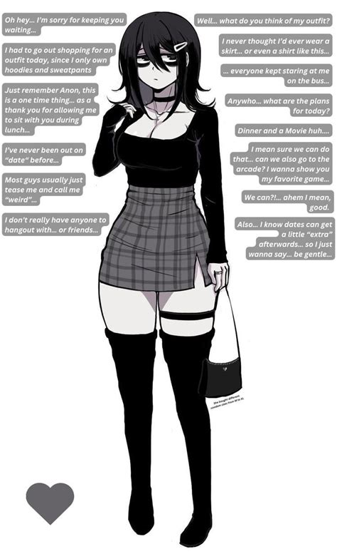 🔞asking Out The Goth Girl Goth Shy Captions Hentai Truyen