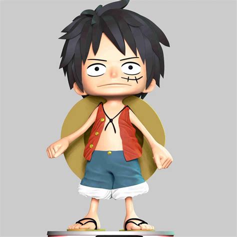 3d yazıcı baskı modelleri | 3MF | One Piece - Luffy genç | Creality Cloud