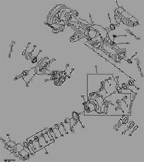 Front Axle And Differential Drive Mfwd Tractor Compact Utility John Deere 4300 Tractor