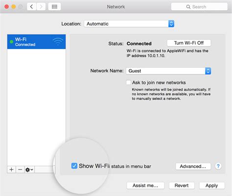 Manage The Wi Fi Connection On Your Mac Apple Support