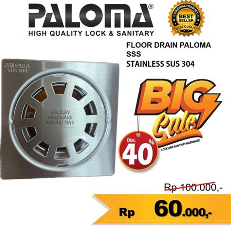 Jual PALOMA FDP 1201 FLOOR DRAIN SARINGAN AIR KAMAR MANDI ANTI BAU