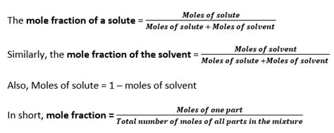 How To Calculate Mole Fraction Problems Formulas Units