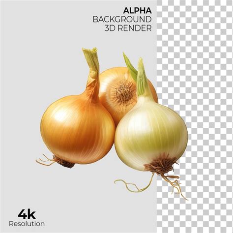 Premium Psd Onion On Transparent Background