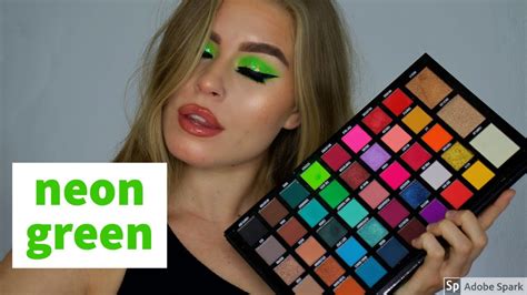 Neon Green Eye Look Using Bperfect Carnival Palette Youtube