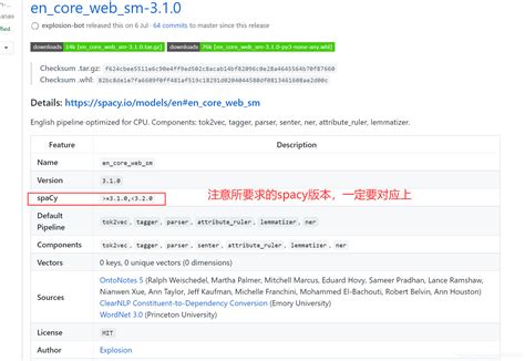 解决python M Spacy Download En Core Web Sm连接不上服务器的方案 Python M Spacy