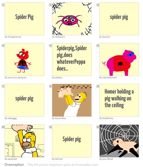 Spider Pig Drawception