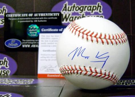 Matt Kemp autographed Baseball (PSA)