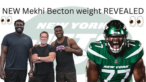 New Weight Revealed For Jets Ol Mekhi Becton 👀 Youtube