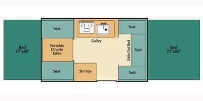 Coleman Fleetwood Pop Up Camper Floor Plan