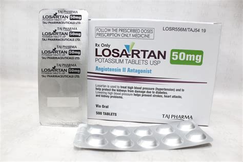 Losartan Potassium Tablets 50mg Manufacturer And Pan In India