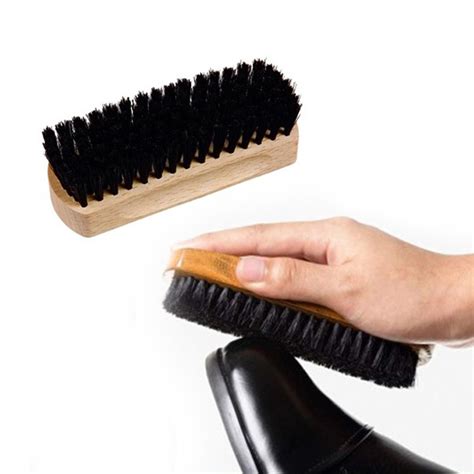 Wooden Shoe Polish Brush 12cm - BuyBuy.lk