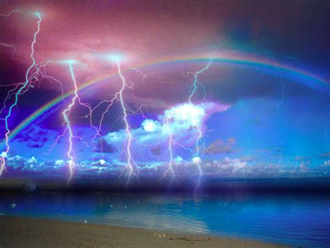 Rainbow and Lightning by JalaClarke on DeviantArt