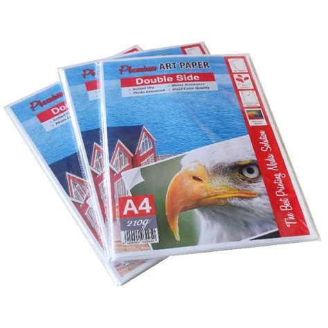 Jual Kertas Art Paper A4 210 Gsm 20 Lbr Carton Artpaper Karton Putih