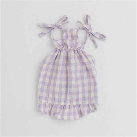 Gingham Check Cami Dress Mon Cheri