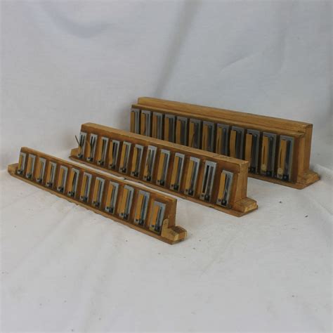 Italian Accordion Part Set Of 3 Bass Reed Blocks For Accordion 5x3