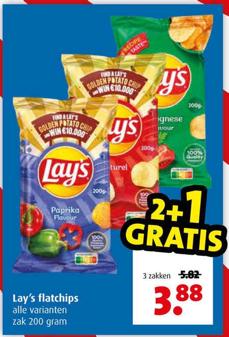 Lays Chips Folder Aanbieding Bij Boni Details