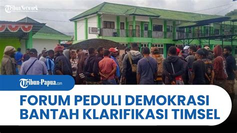 Bantah Klarifikasi Timsel Kpu Tolikara Dan Yahukimo Abini Kogoya Kami