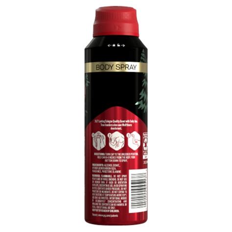 Old Spice Wild Collection For Men Aluminum Free Body Spray Wolfthorn