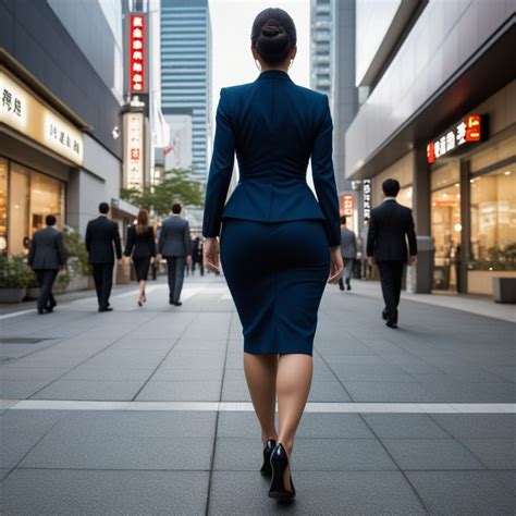 Candid shot from behind in public | AIHotassFactory