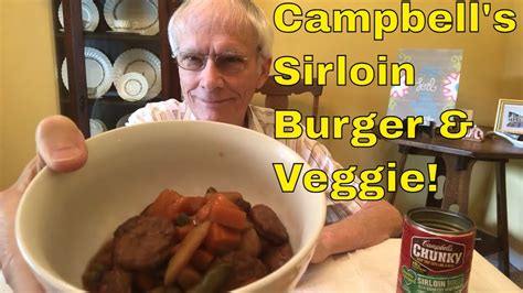 Campbell S Chunky Sirloin Burger Veggie Soup Lunch With Grandpa