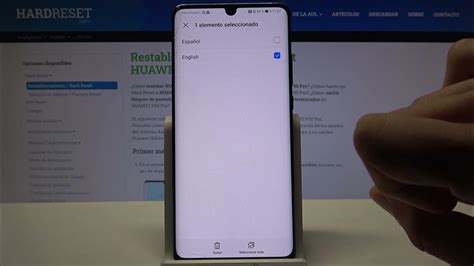 Poner Huawei P30 Pro En Español Cambiar El Idioma A Español Youtube