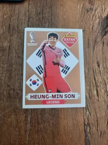 Heung Min Son Figurinha Extra Bronze Album Copa Do Mundo