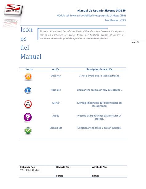 Manual De Usuario Sistema Sigesp Contabilidad Presupuestaria De Gasto PDF