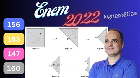 Enem 2022 156 Matemática O professor de artes orientou seus