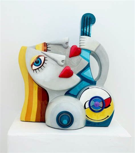 Marilene Salles Paintings For Sale Mixed Media Sculpture Clay Mask