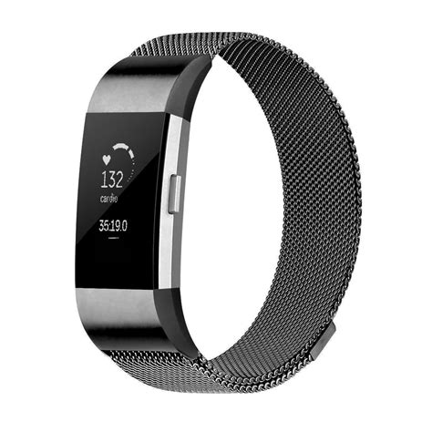 Tech Elements Wrist Fitbit Charge 2 Band Milanese Loop Stainless