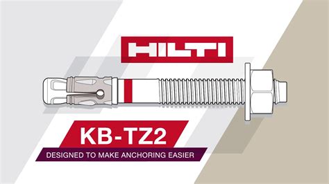 Overview Of The Hilti Wedge Anchor Kb Tz2 For Diamond Cored 59 Off