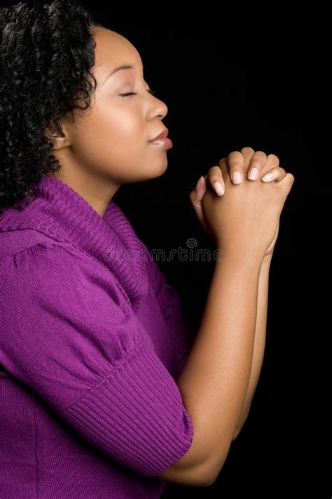 Black Woman Praying stock photo. Image of prayer, pretty - 11167176