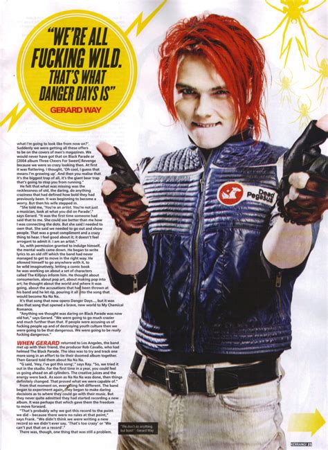 My Romance Is Chemical Kerrang Magazines Interview With My Chemical