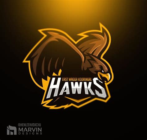 Hawks Football Logo