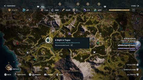 A Night In Tegea Assassins Creed Odyssey Walkthrough