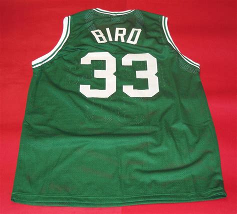 LARRY BIRD AUTOGRAPHED BOSTON CELTICS JERSEY BIRD AUTHENTICATED HOLOGRAM