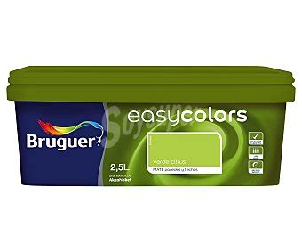 Bruguer Pintura plástica acrílica decorativa de color verde citrus de