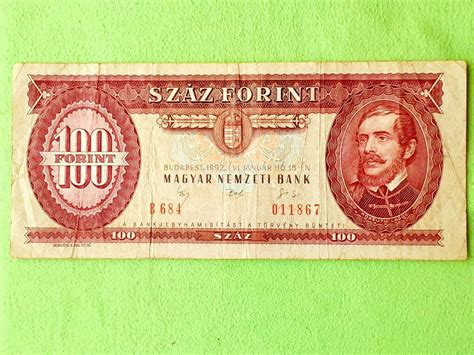 100 FORINT 1992 WĘGRY Koło Licytacja na Allegro Lokalnie