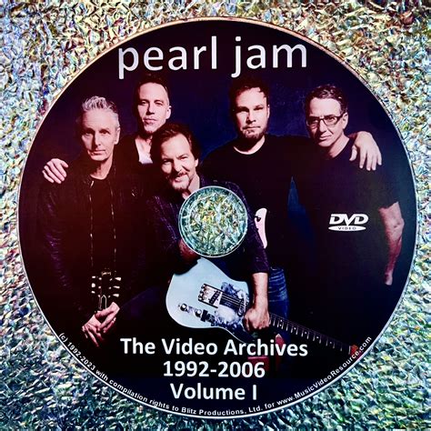 PEARL JAM Video Archives 1992 2006 Volume I MTV Unplugged And VH1