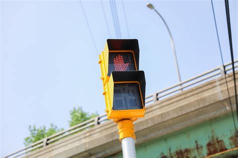 Premium Photo Traffic Light With Pedestrian Walking Light Symbolizes Road Safety Traffic